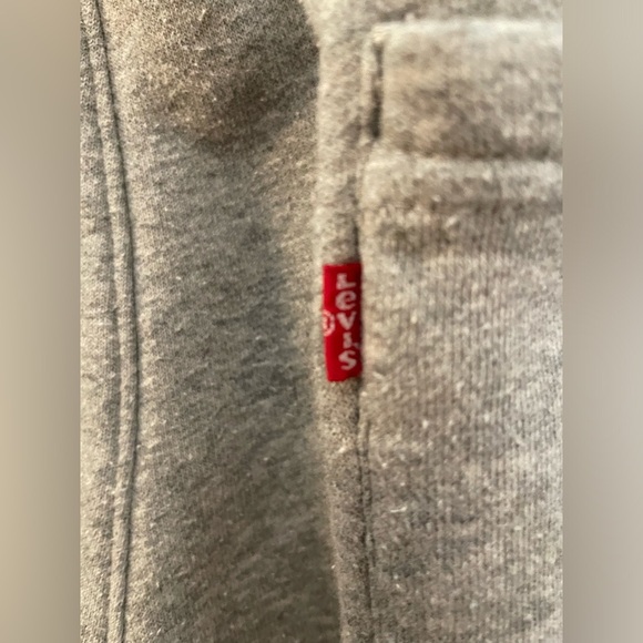 Levi's Light Grey Graphic Cotton Blend Sweatpants Men's Size XL Relax Athleisure - Picture 8 of 10